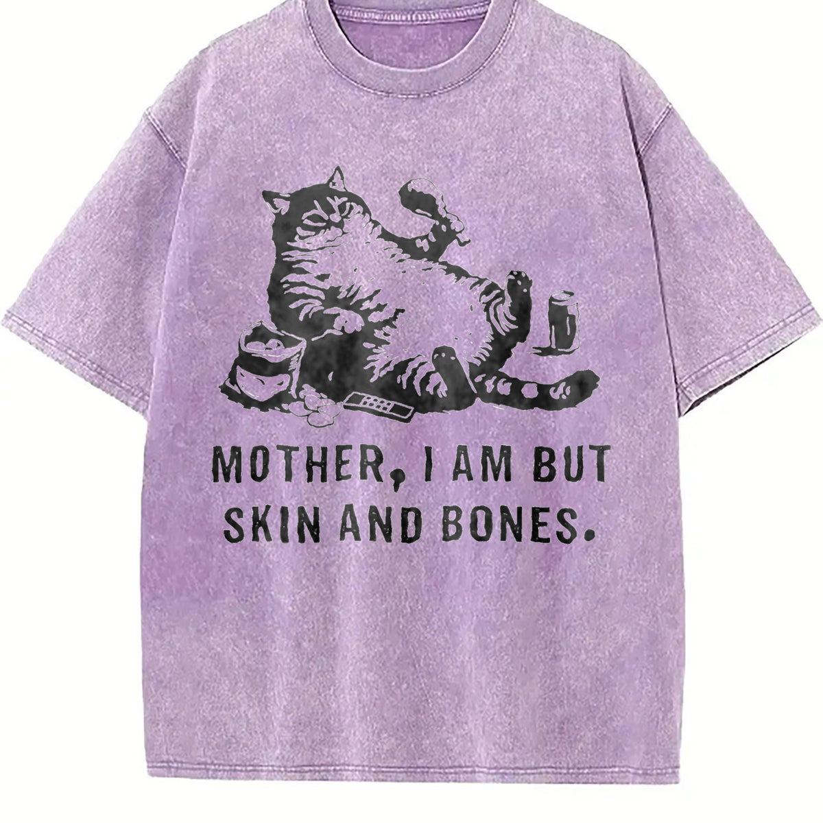 Funny Cat Mom Vintage Washed T-Shirt product image 6