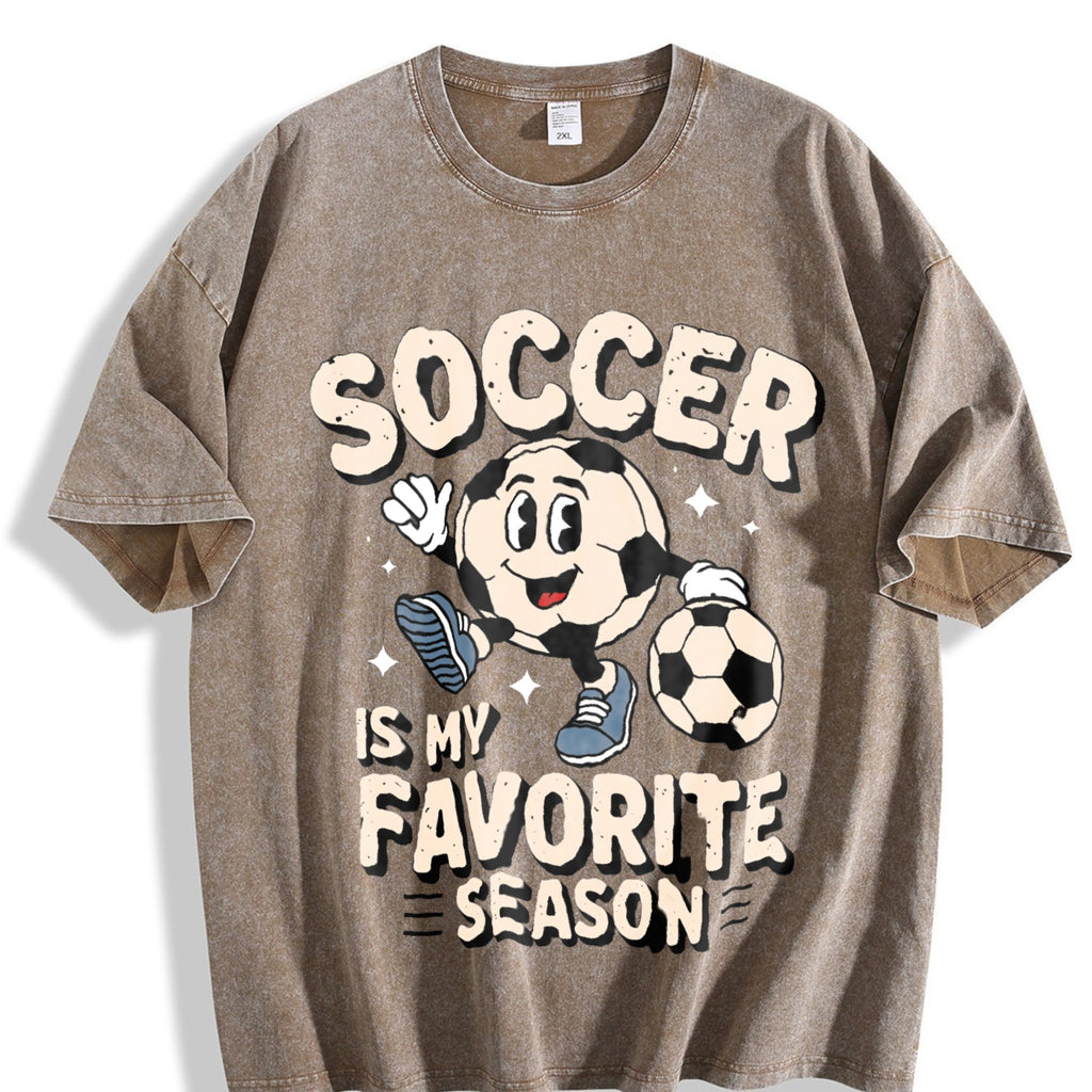 Global Soccer Fan Vintage Washed T-Shirt product image 3