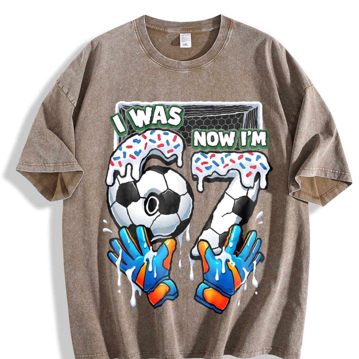 Global Soccer Fan Vintage Washed T-Shirt product image 3