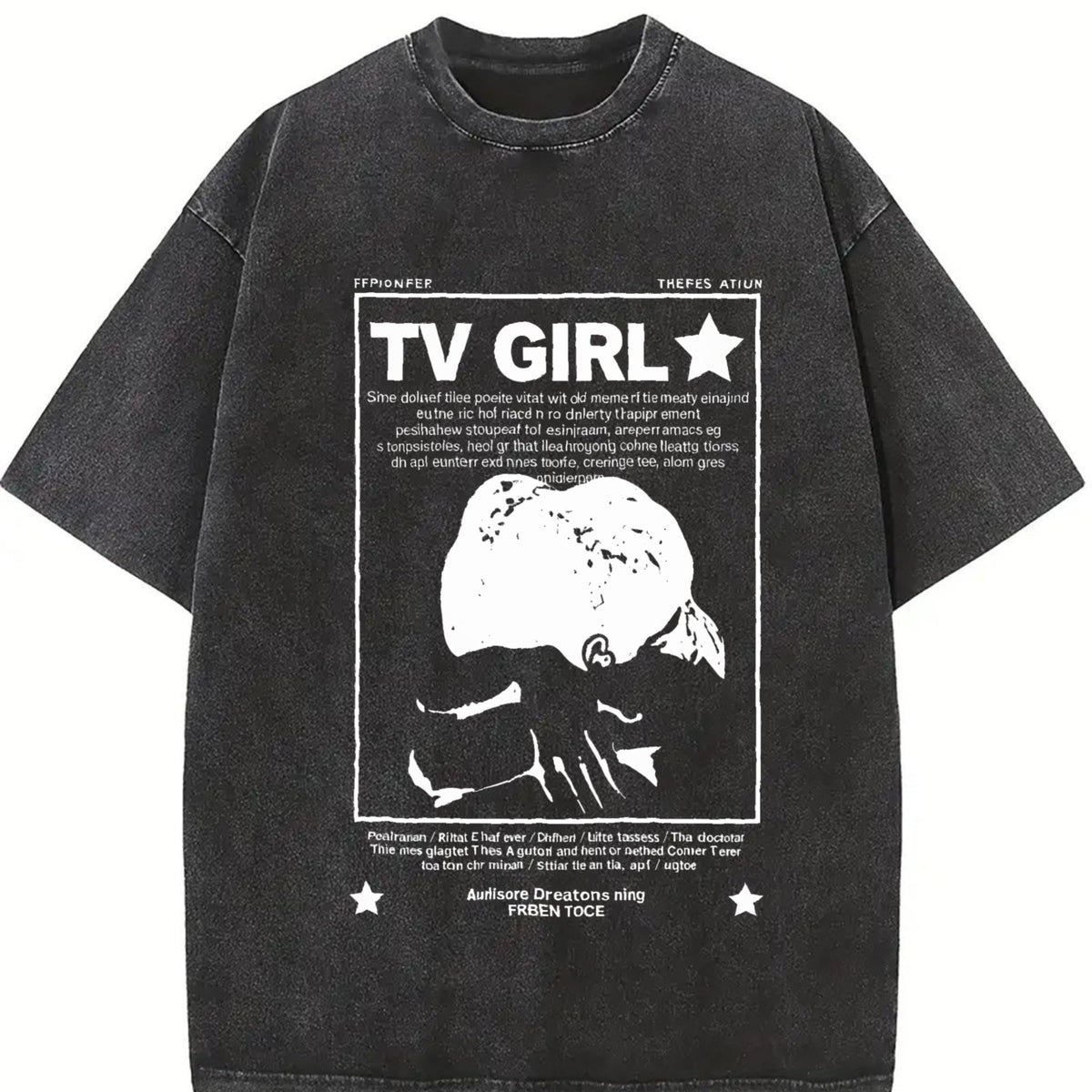 Y2K Tv Girl Lovers Rock Song Vintage Washed T-Shirt product image 2
