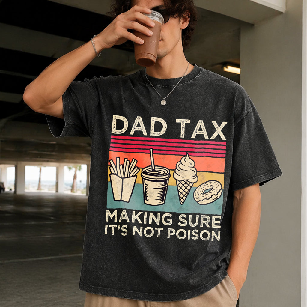 Dad Tax Vintage Washed T-Shirt product image 2