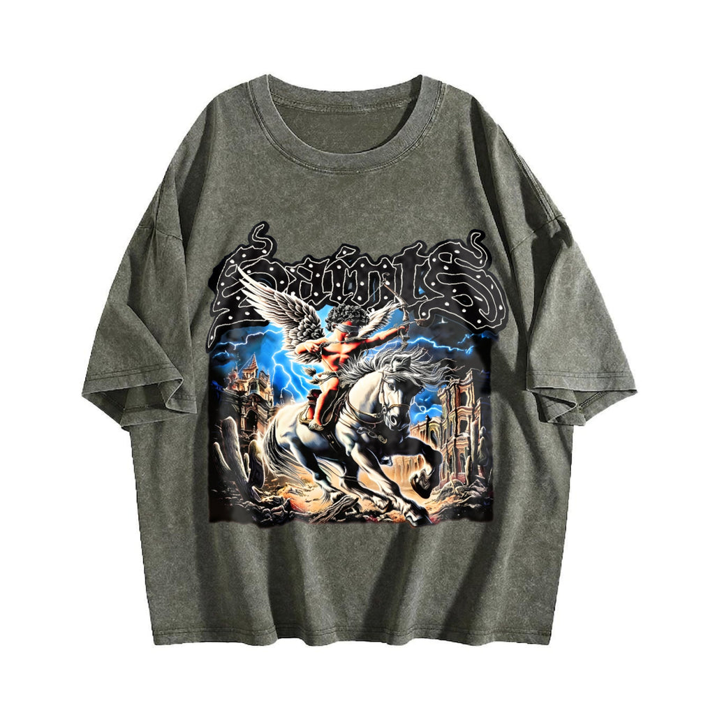 Saint Cherub & Horse Vintage Washed T-Shirt product image 4