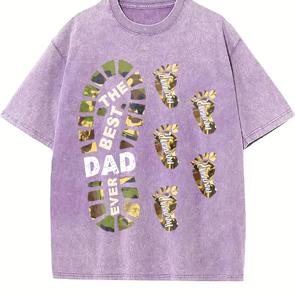 Best Dad Ever Vintage Washed T-Shirt product image 6