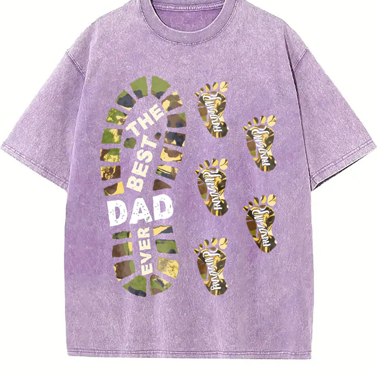 Best Dad Ever Vintage Washed T-Shirt product image 6