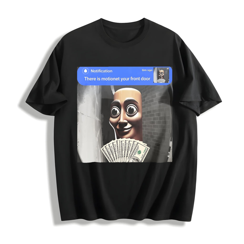 There Is Motion At Your Front Door Tung Sahur Meme Cotton product image 1