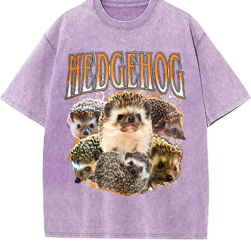 Hedgehog Vintage Washed T-Shirt product image 6