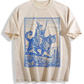 Wizard Cat Rider Vintage Washed T-Shirt product image 1