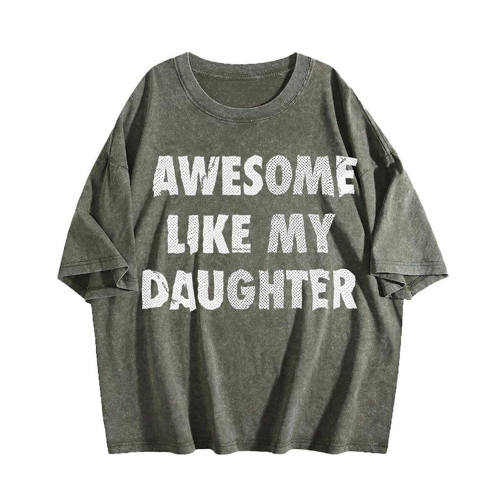 Awesome Like My Daughter Funny Fathers Day Dad Vintage product image 4