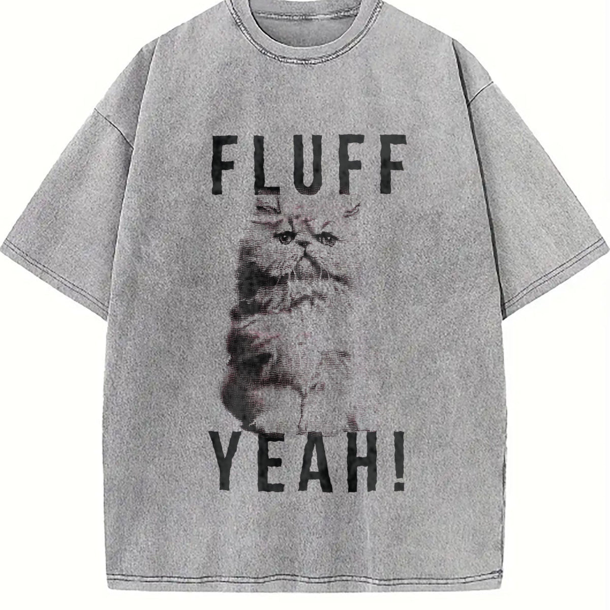 Fluff Yeah Funny Kitty Cat Animal Lover For Ladies Vintage product image 5