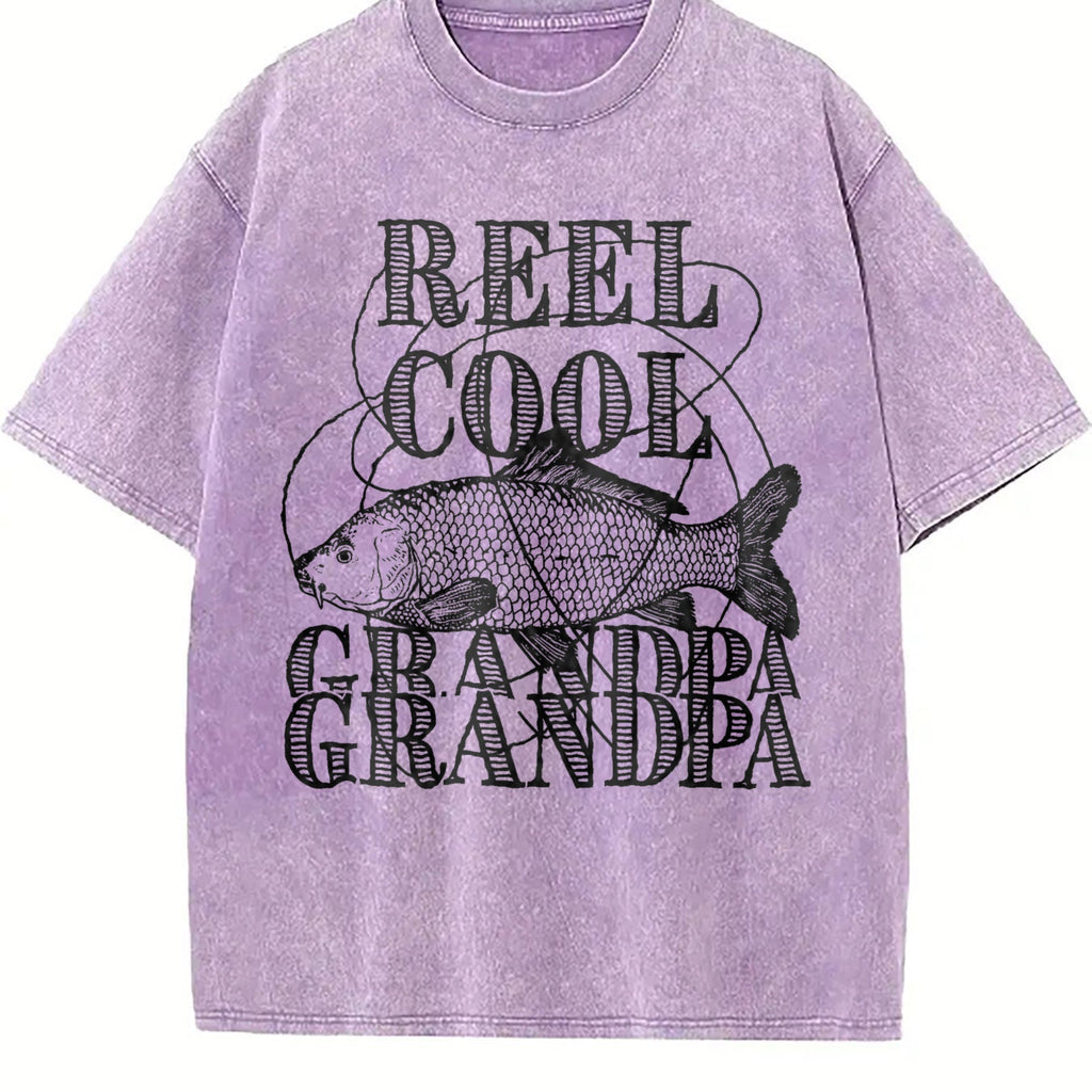 Dad Fishing Funny Father's Day Reel Cool Papa Vintage product image 6