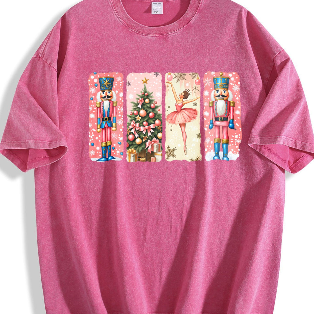 Nutcracker Christmas Vintage Washed T-Shirt product image 7