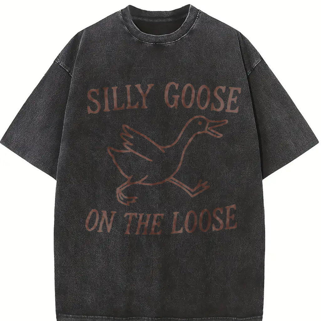 Silly Goose On Vintage Washed T-Shirt product image 2