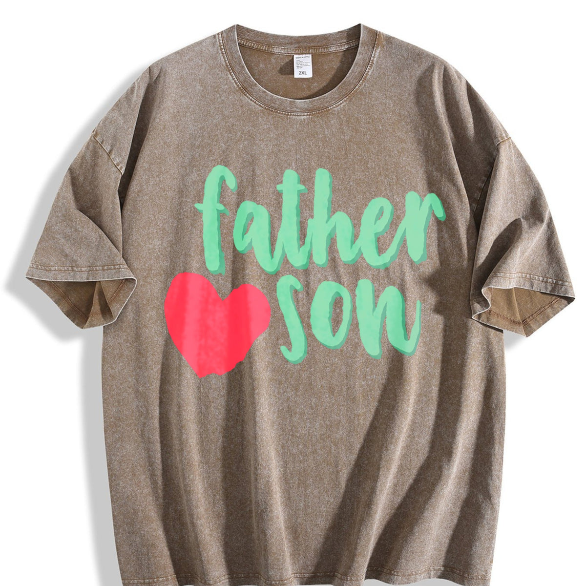 Funy Son Sloganprint Vintage Washed T-Shirt product image 3