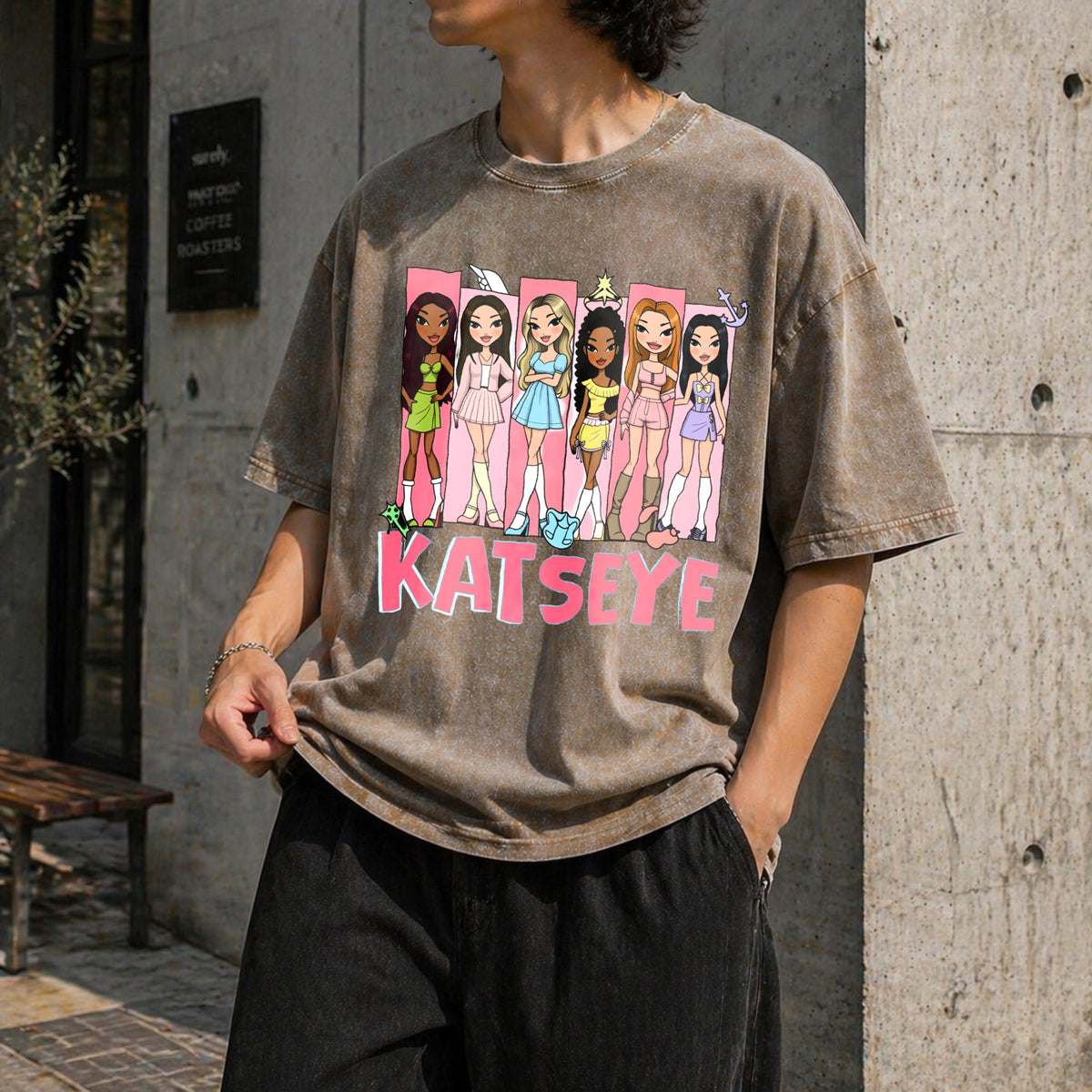 Katseye Music Vintage Washed T-Shirt product image 10