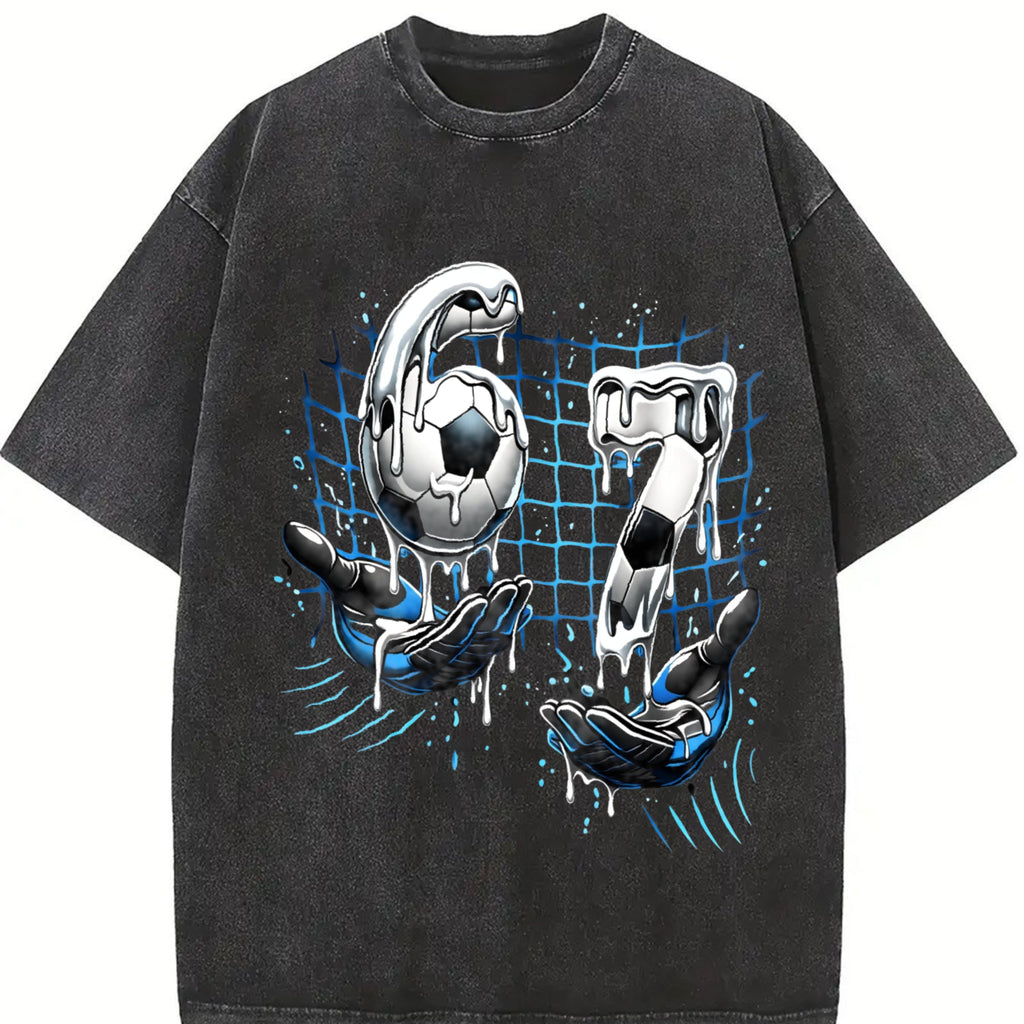 Global Soccer Fan Vintage Washed T-Shirt product image 2