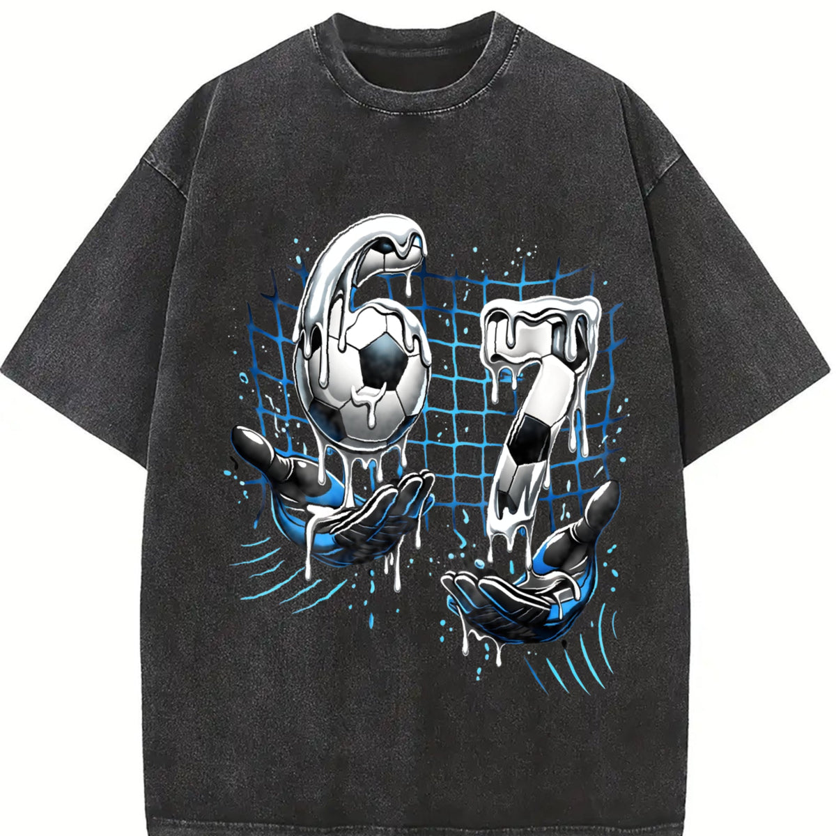 Global Soccer Fan Vintage Washed T-Shirt product image 2