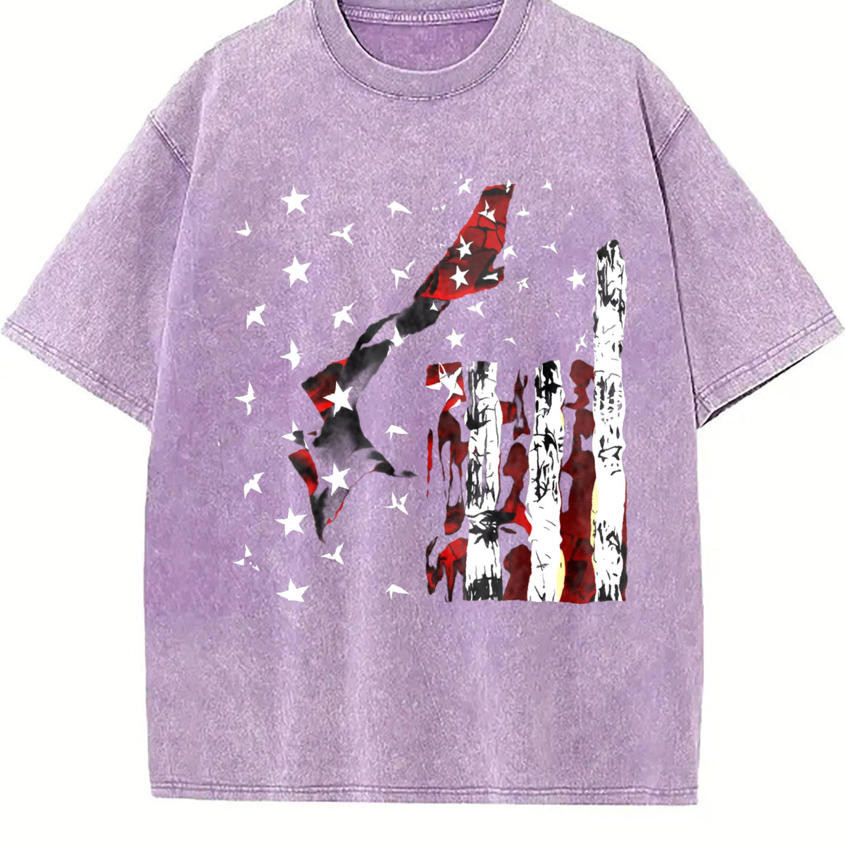 American Flag Vintage Washed T-Shirt product image 6