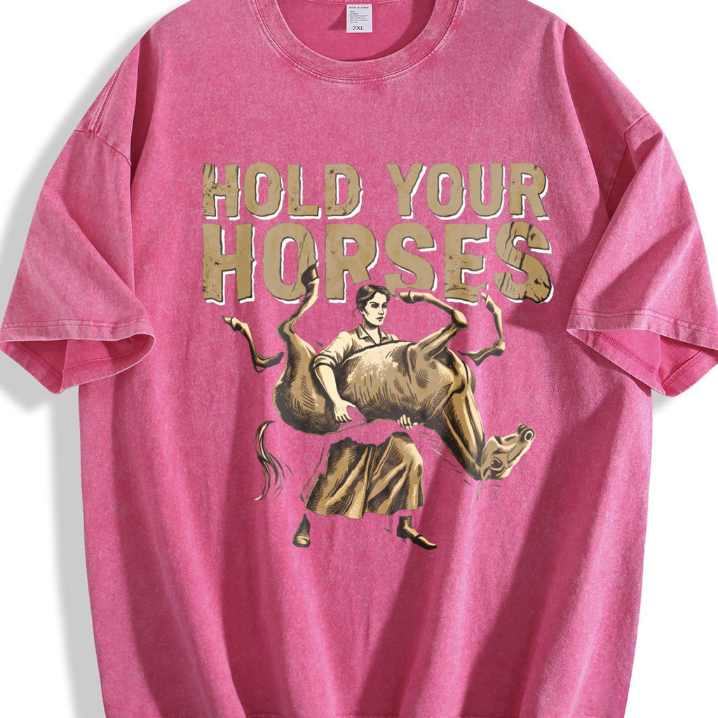 Hold Your Horses Cowboy Frog Vintage Washed T-Shirt product image 7