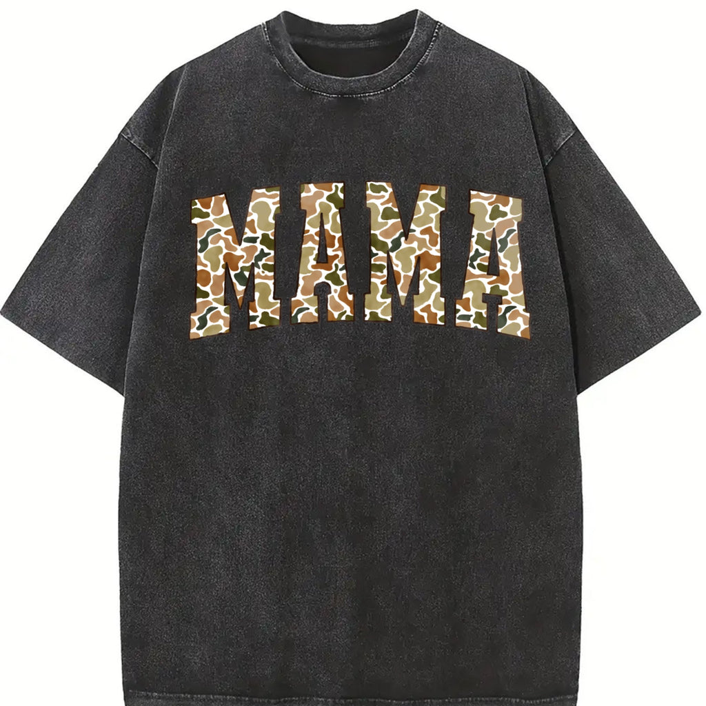 Camouflage Mama Vintage Washed T-Shirt product image 2