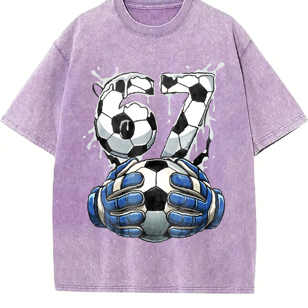 Global Soccer Fan Vintage Washed T-Shirt product image 6