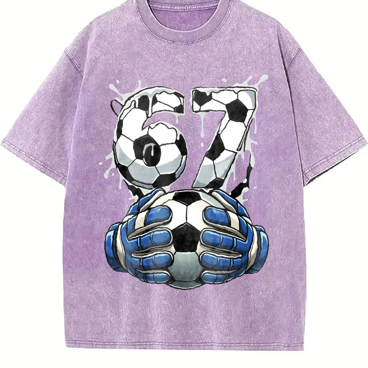 Global Soccer Fan Vintage Washed T-Shirt product image 6
