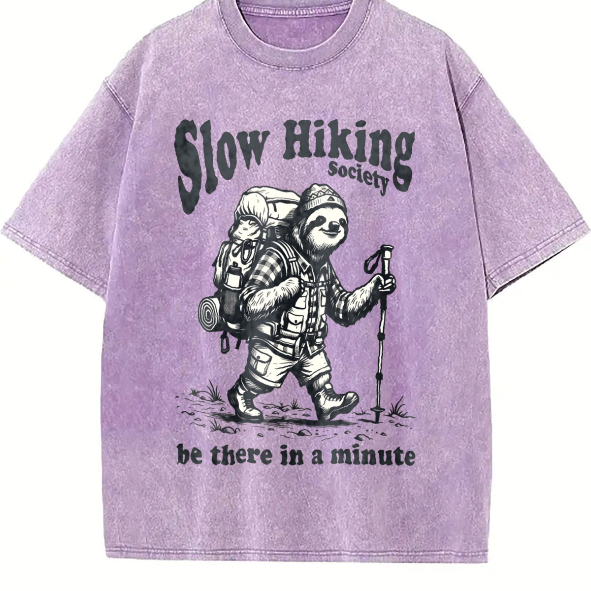 Slow Hiking Society Vintage Washed T-Shirt product image 6