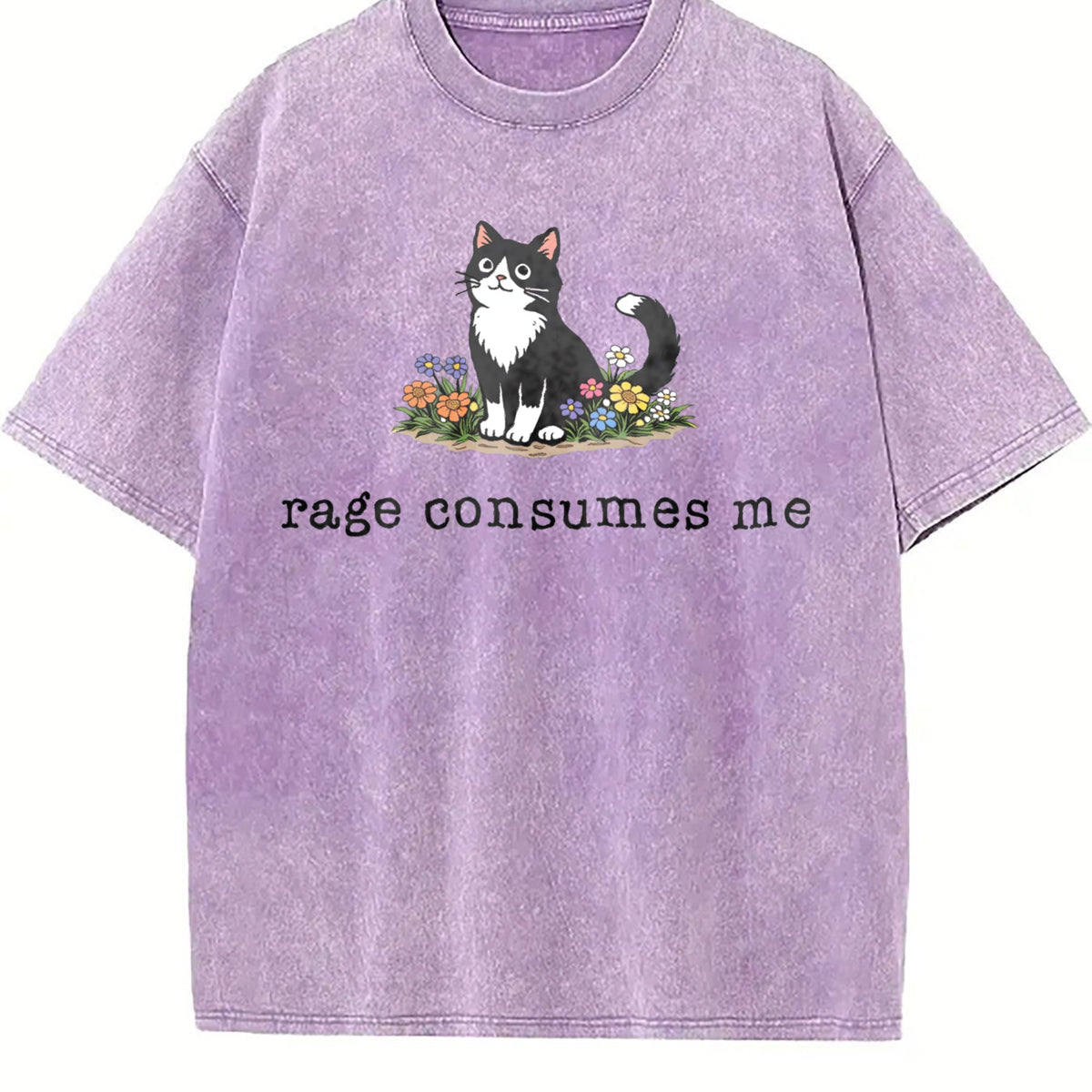 Funny Cat Meme Vintage Washed T-Shirt product image 6