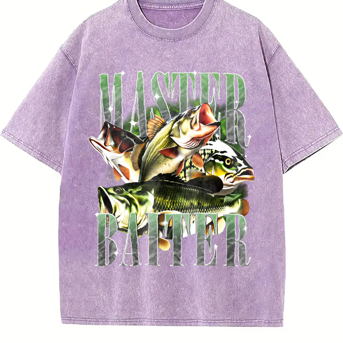 Master Baiter Bass Fishing Fisher Papa Dad Happy Vintage product image 6