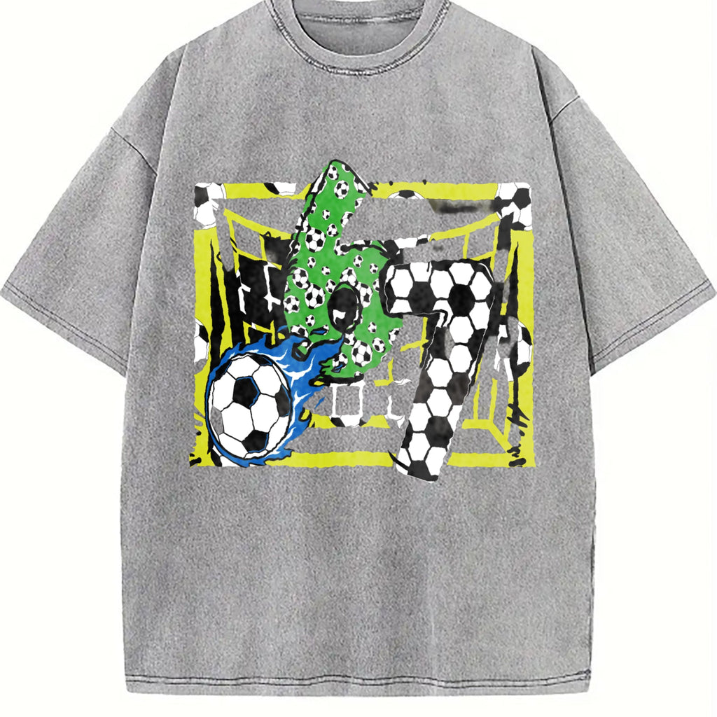Global Soccer Fan Vintage Washed T-Shirt product image 5