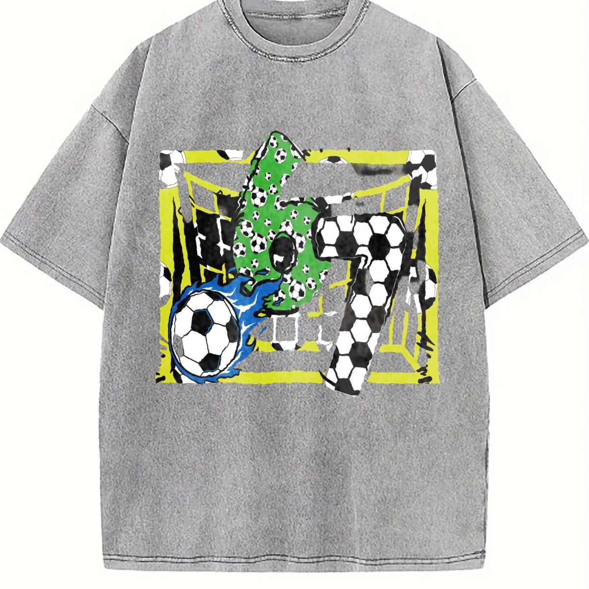 Global Soccer Fan Vintage Washed T-Shirt product image 5
