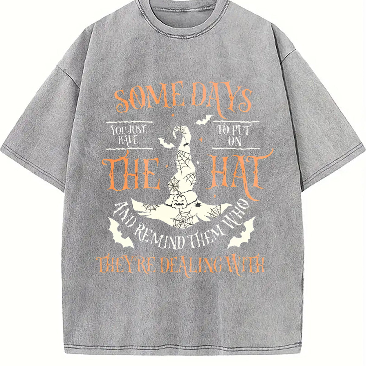 Funny Witch Vintage Washed T-Shirt product image 5