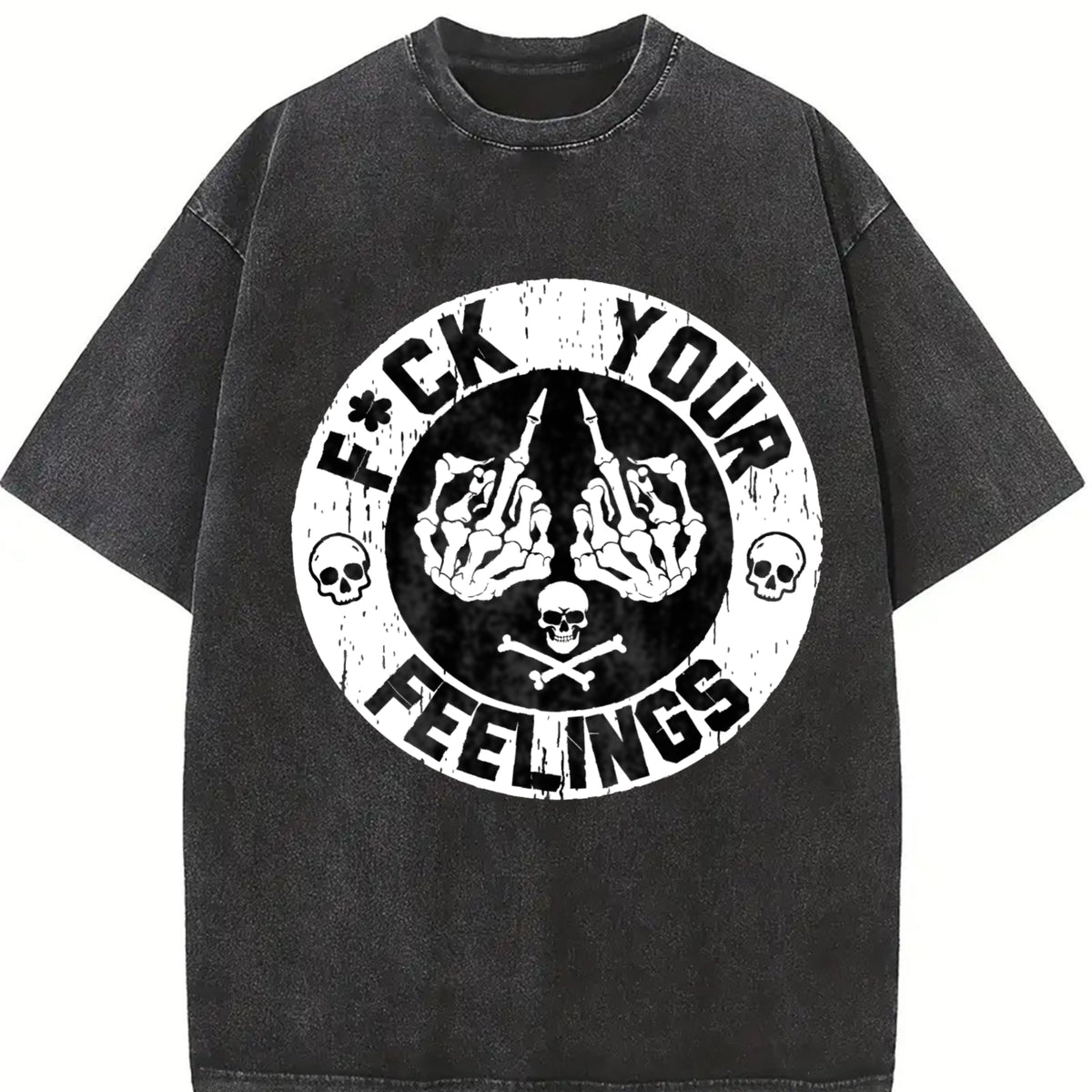 F Ck Your Feelings Skull - Bold Statement Vintage Washed product image 2