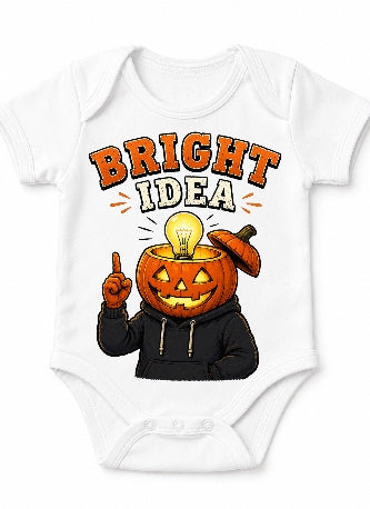 Bright Idea Pumpkin Head Halloween Humor