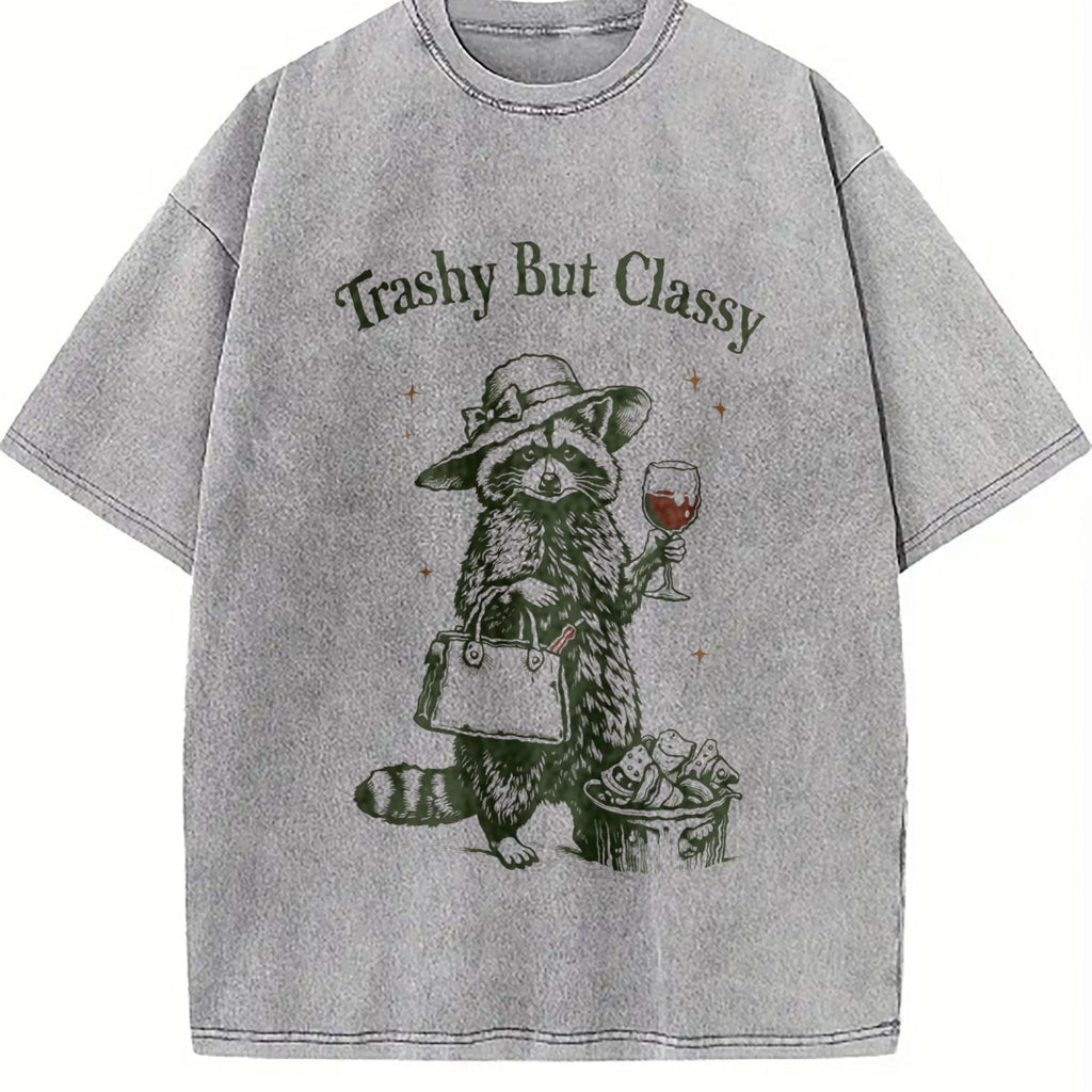 Trashy But Classy Raccoon Funny Animal Cute Trash Panda product image 5