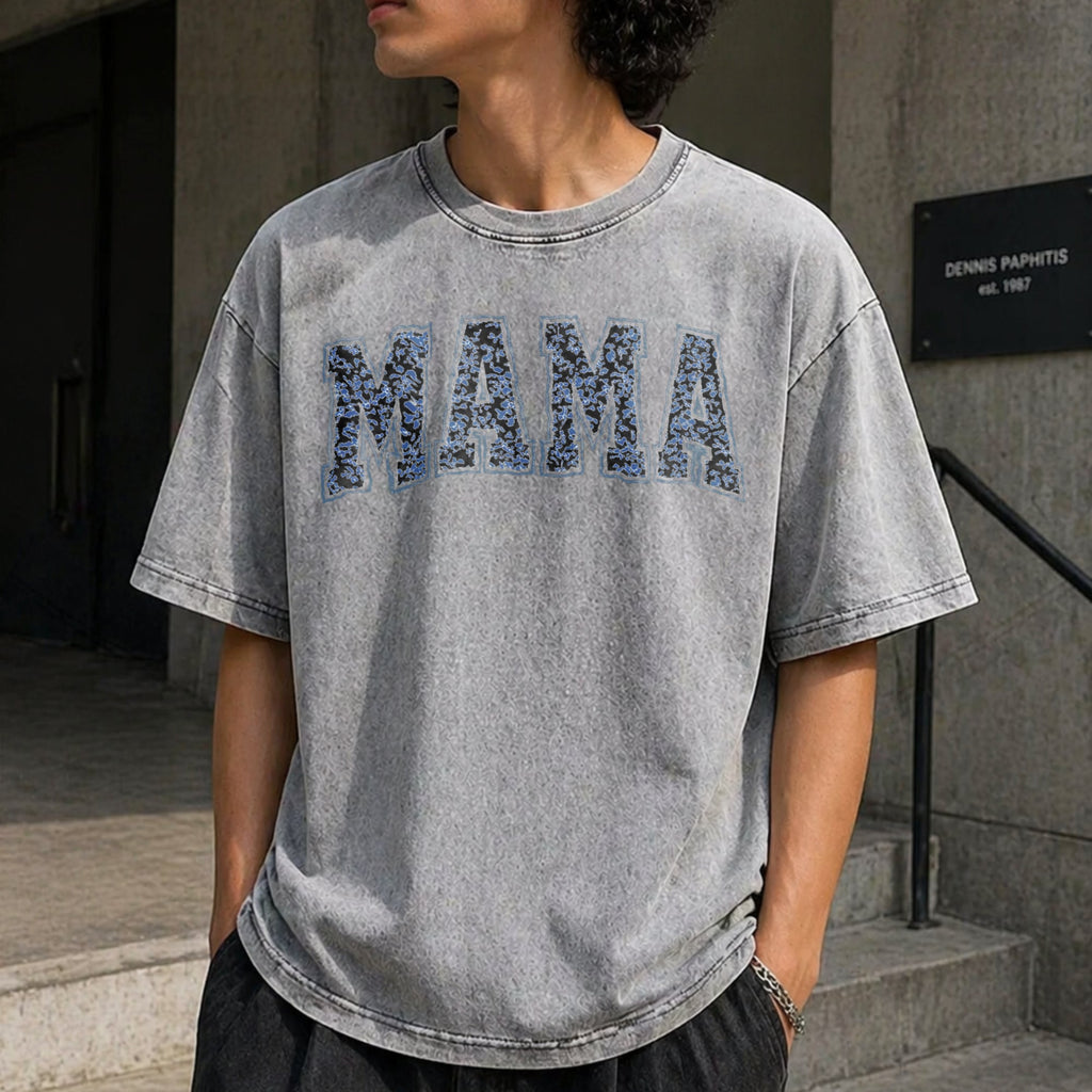 Mama With Toile Floral Vintage Washed T-Shirt product image 12