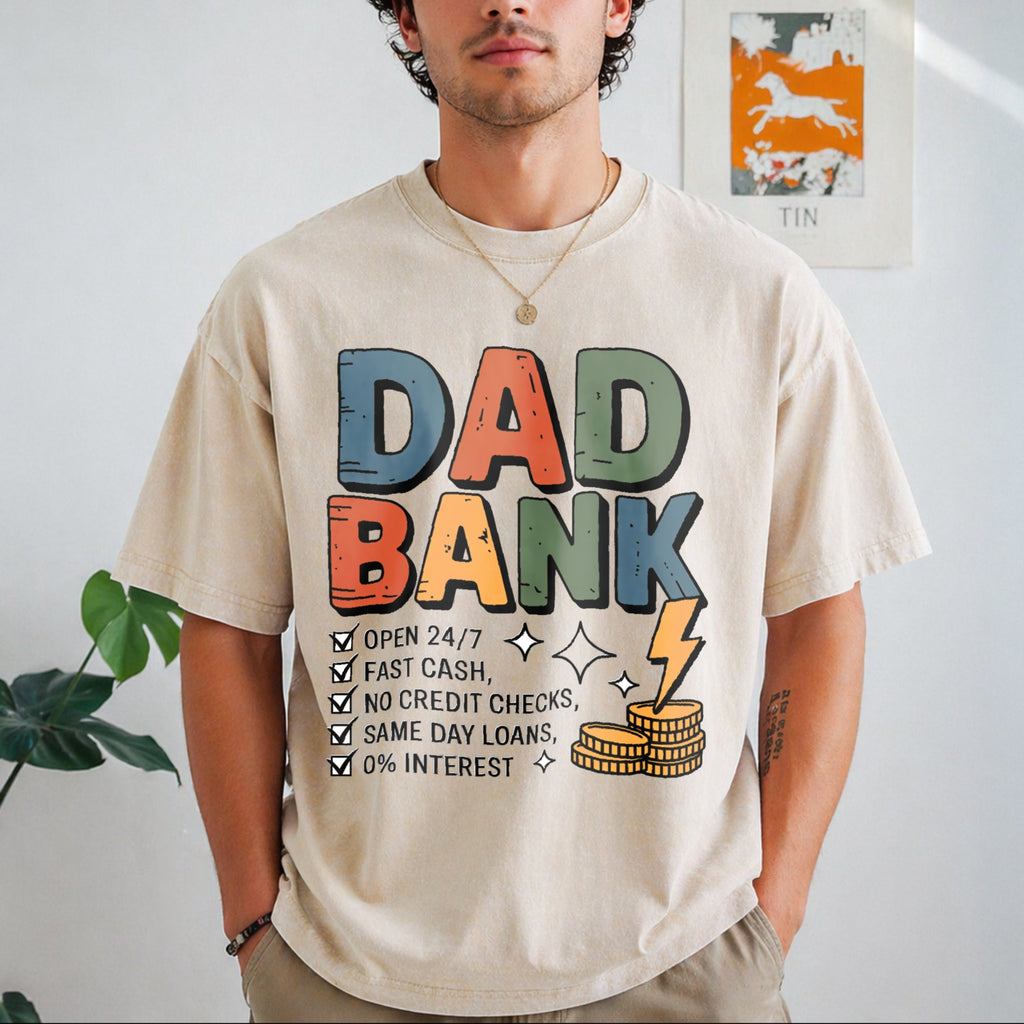 Funny Dad Vintage Washed T-Shirt product image 1