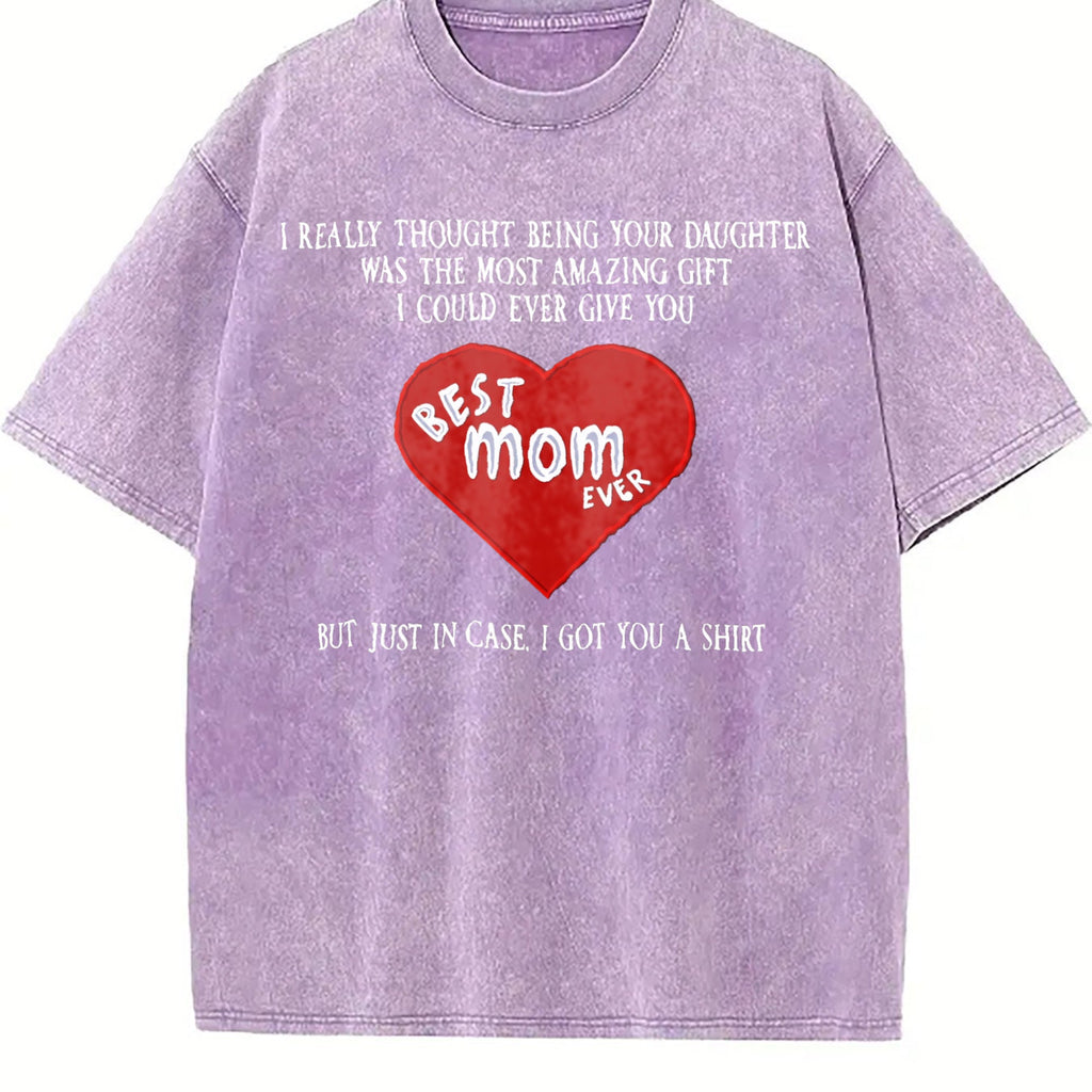 Funny Mother's Day From Daughter Vintage Washed T-Shirt product image 6