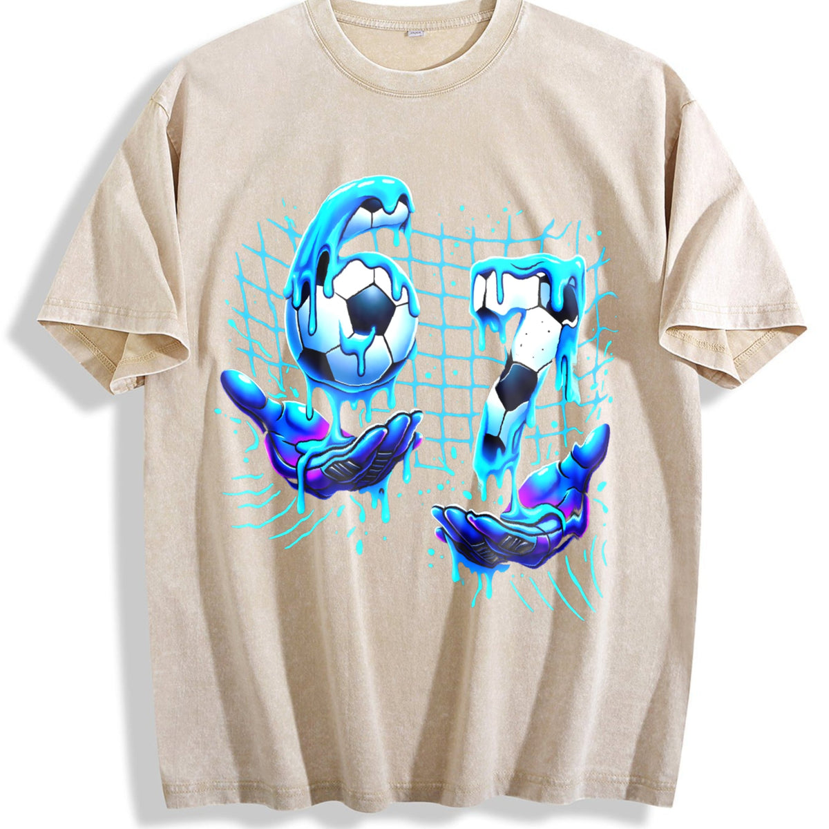 Global Soccer Fan Vintage Washed T-Shirt product image 1