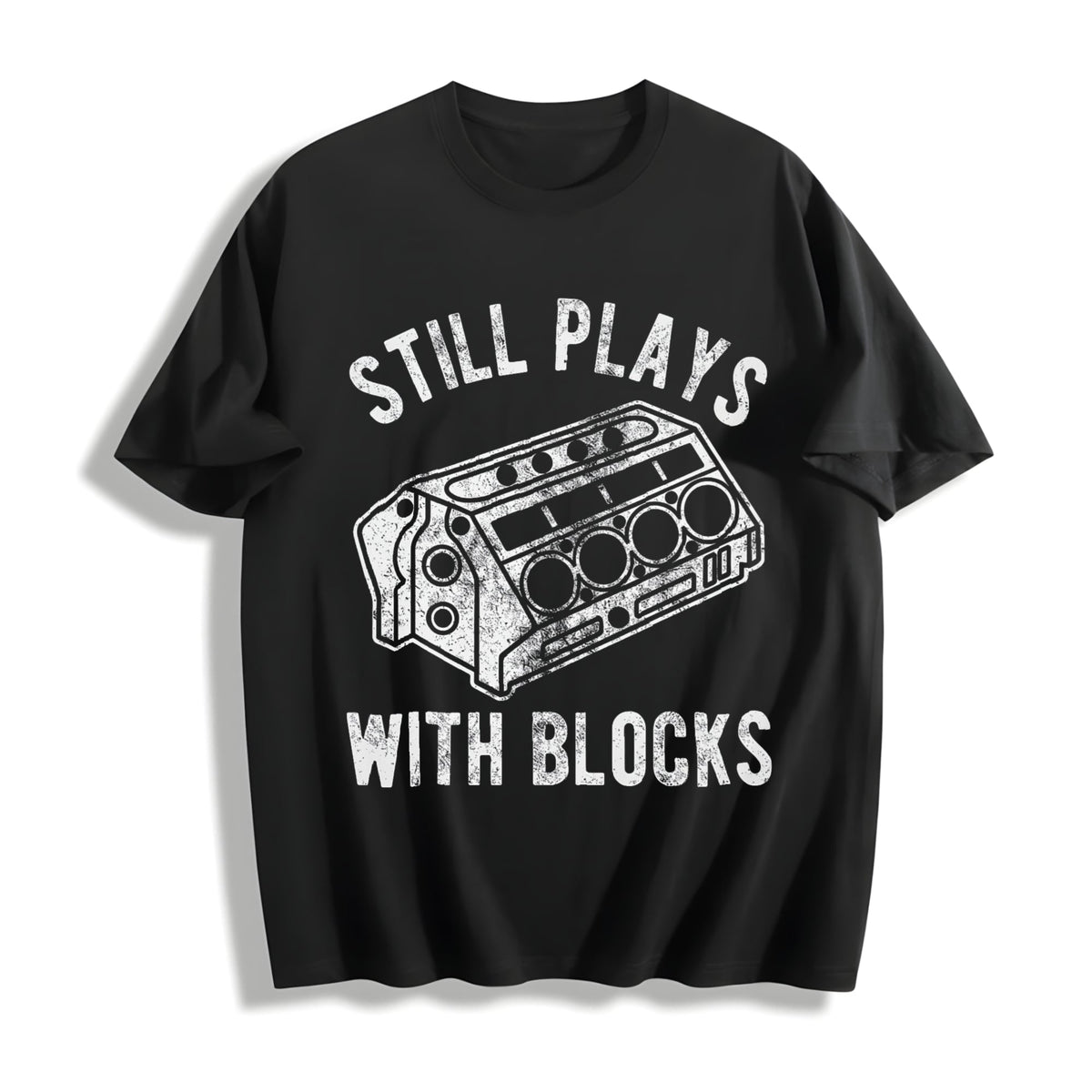 Still Plays With Blocks Funny Car Mechanic Racing Garage product image 1