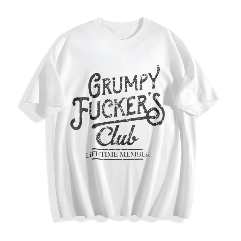 Funny Grumpy F Ckers Club Sarcastic Novelty For Cool Cotton product image 2