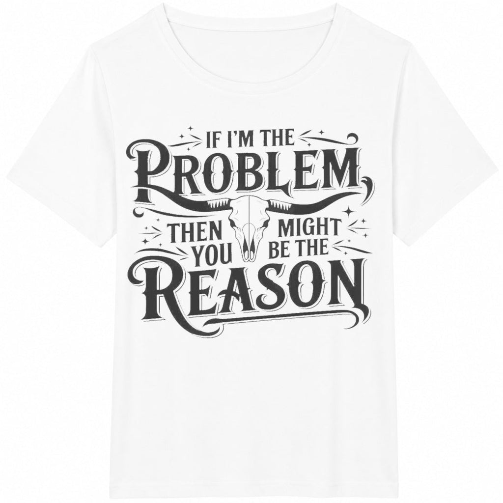 If I'm The Problem Cotton T-Shirt product image 2