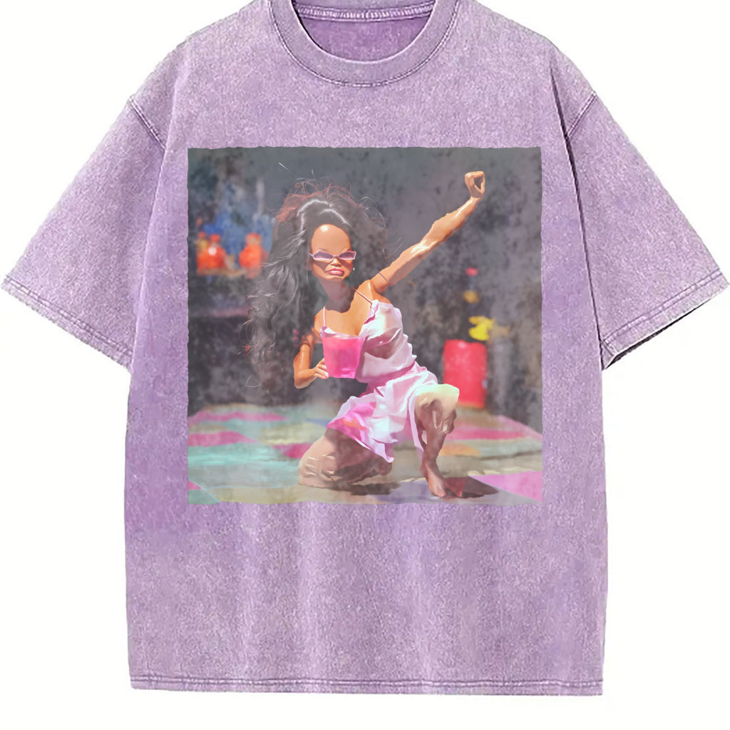 Dancing Doll Party Vintage Washed T-Shirt product image 6