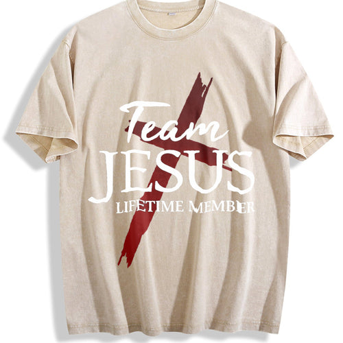100 Christian God Faith Lifetime Member Team Jesus Vintage product image 1