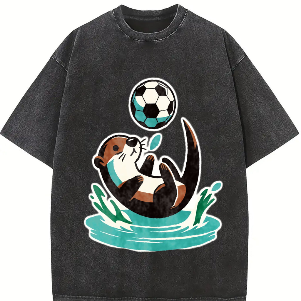 Global Soccer Fan Vintage Washed T-Shirt product image 2