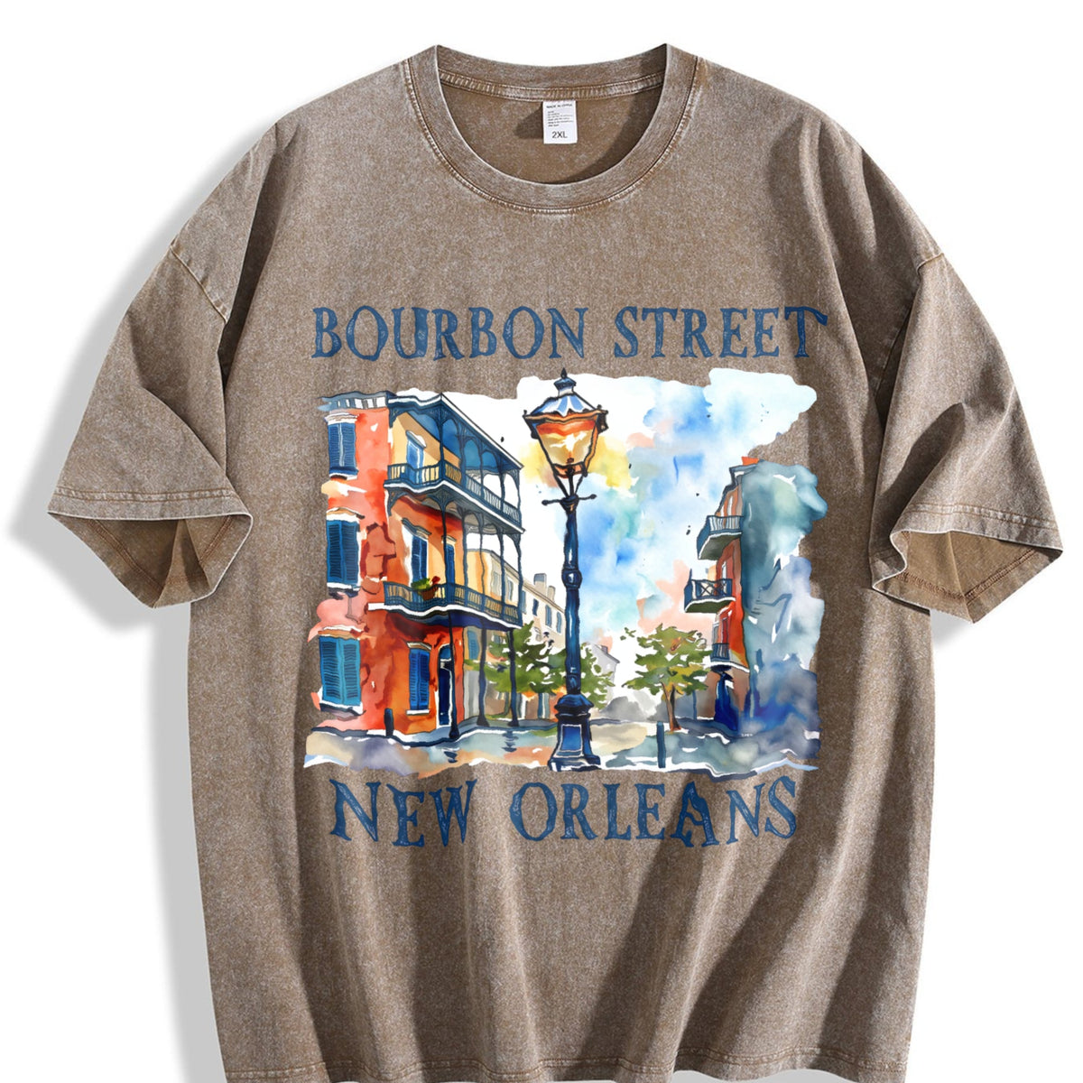 Bourbon New Orleans Vintage Washed T-Shirt product image 3