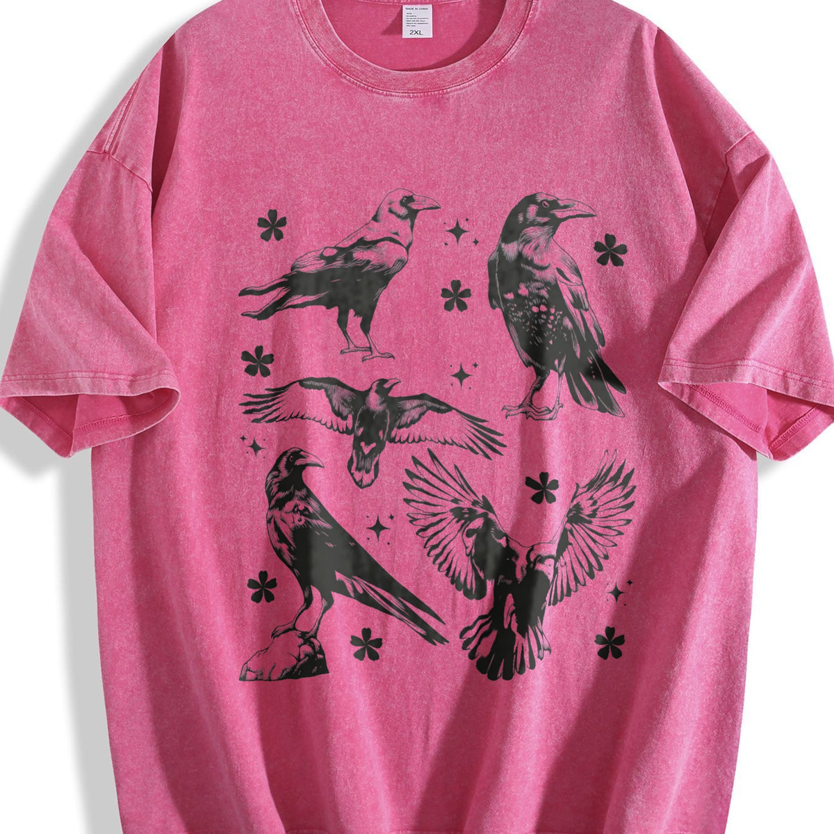 Ravens Tattoo Vintage Washed T-Shirt product image 7