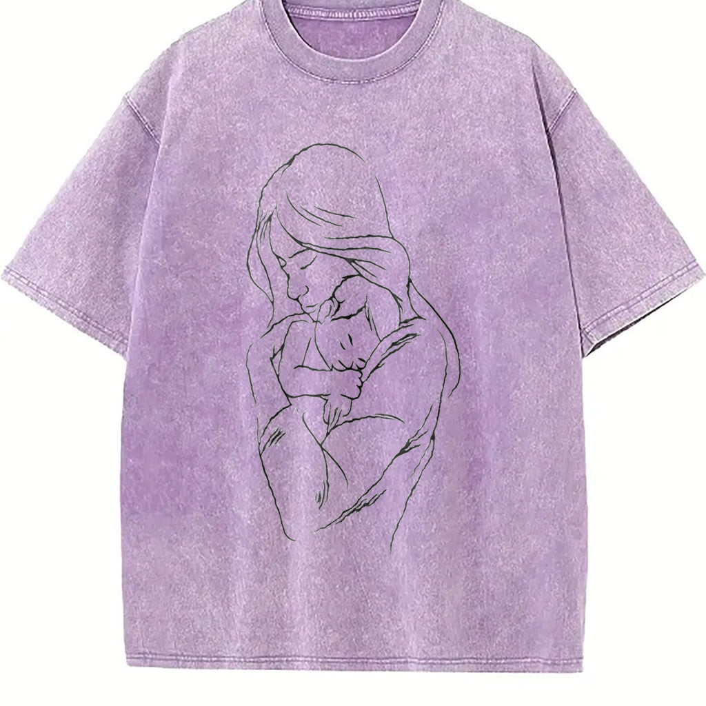 Motherloveprint - Shrink-resistant Vintage Washed T-Shirt product image 6