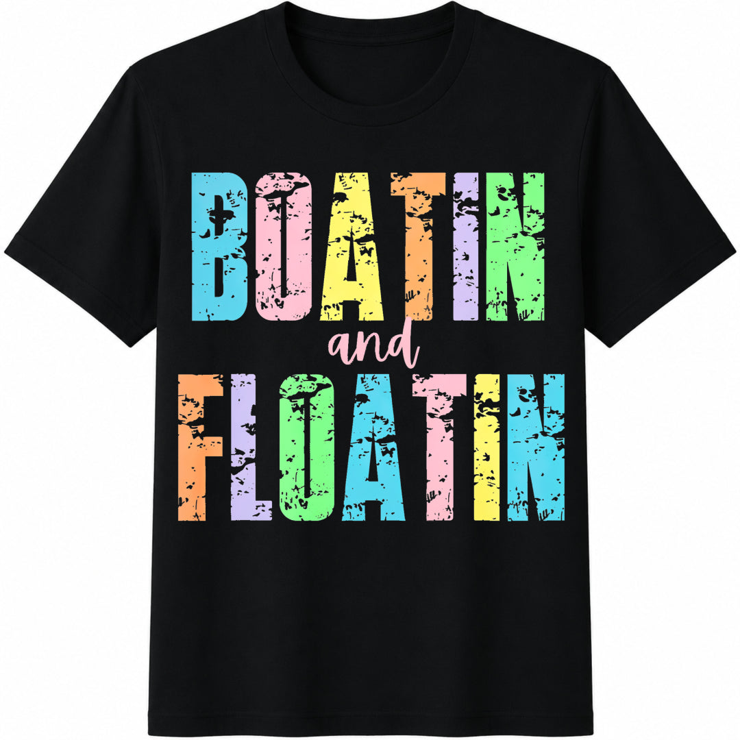 Boatin And Floatin Cotton T-Shirt product image 1