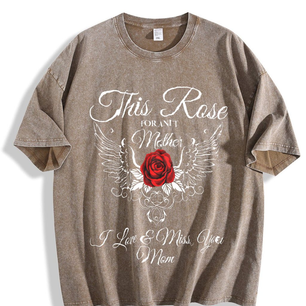 Mom Tribute Lover Vintage Washed T-Shirt product image 3