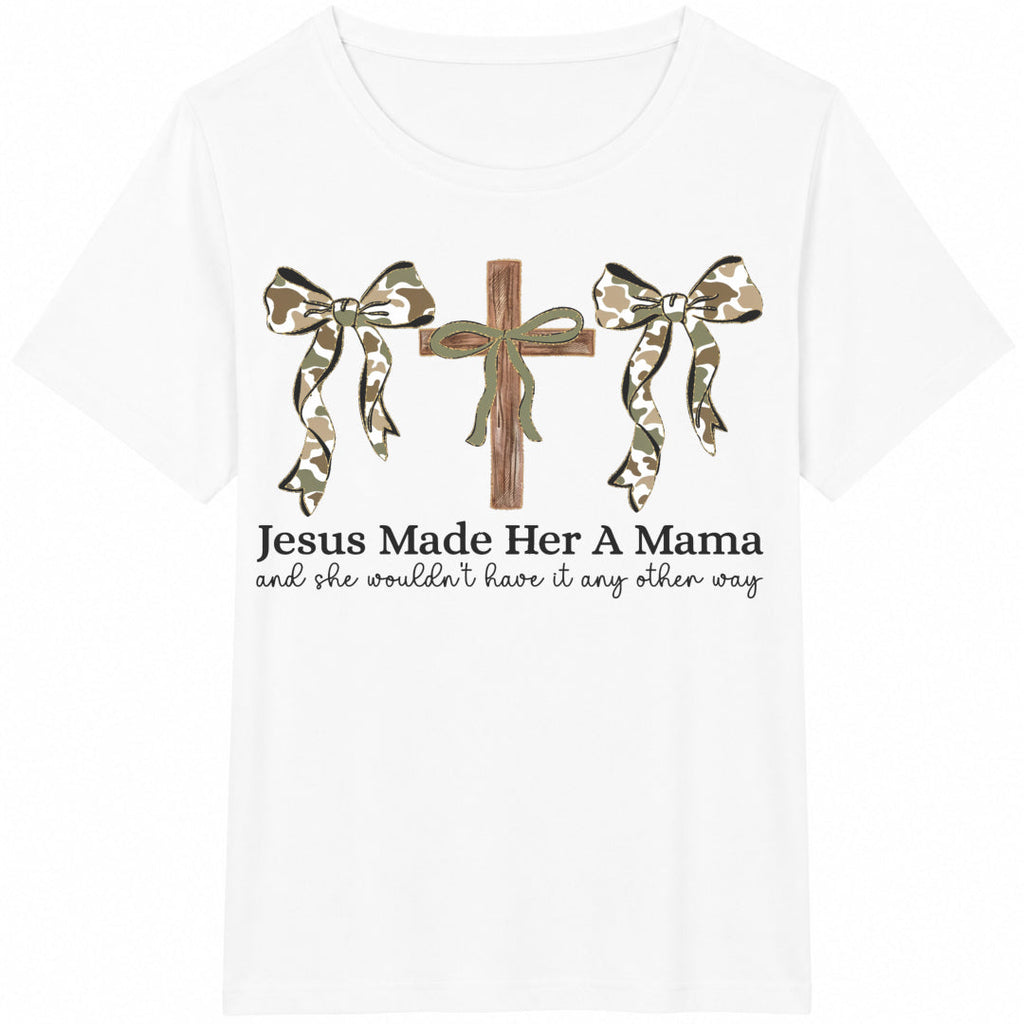 Jesus Made Her A Mama Goose Cotton T-Shirt product image 2